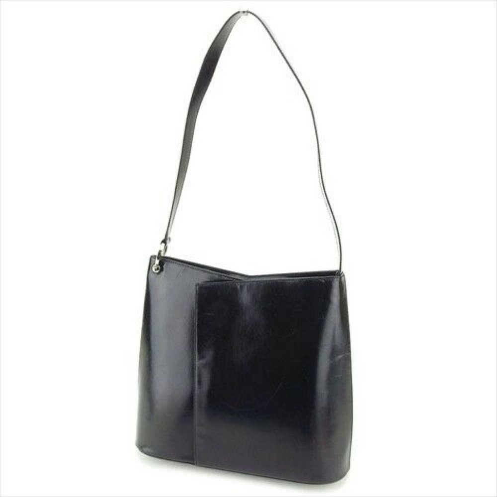 Salvatore Ferragamo Shoulder Bag black Women Authentic secondhand
